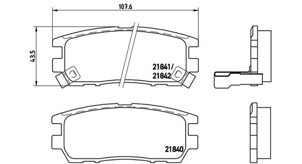 MAGNETI MARELLI Bremžu uzliku kompl., Disku bremzes 363700454018